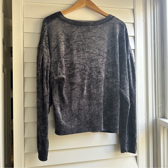 Free People Velvet Gray Sweater - Picture 3 of 4